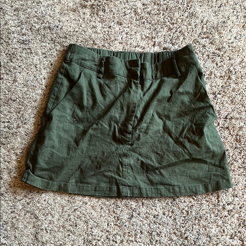 Forever 21 Green Mini Skirt